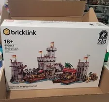 LEGO Bricklink 910047 Medieval Seaside Market Brand New and Sealed Limited