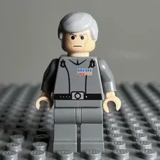 LEGO Grand Moff Tarkin Minifigure sw0157 10188 6211 Star Wars CMF Lot Rare 3D