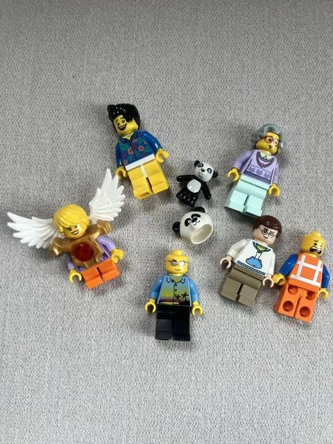 Lego Figurines Lot Panda Head, Ninjago, Lego Story 
