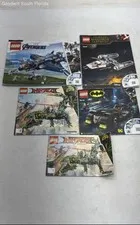 Lot Of 5 Pcs Assorted Lego Multicolor Mixed Various Instruction Manuals