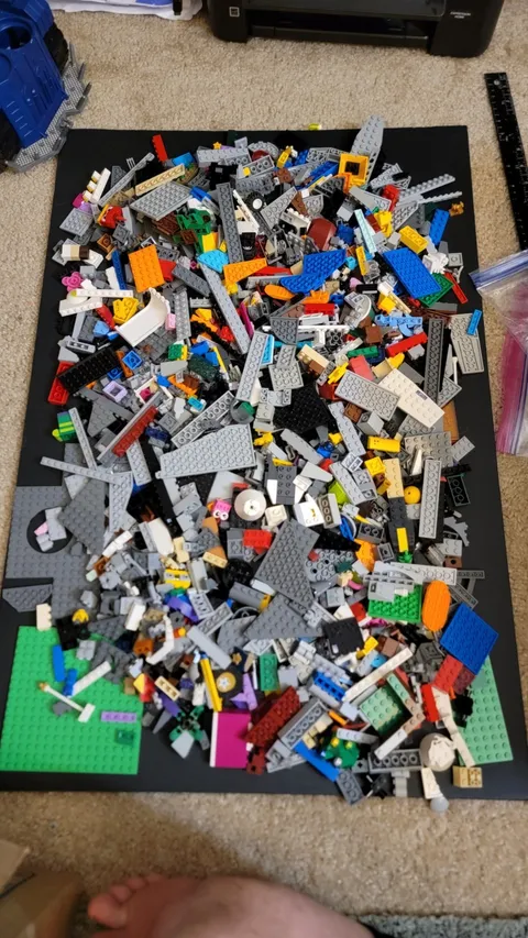 Lego 6.5 Lbs Pounds Random Parts Pieces Building Plates Blocks Bulk Lot C