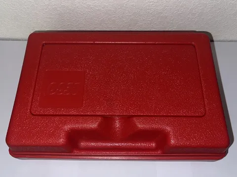 Vintage LEGO Hard Plastic Carrying Storage Case Red 1980s