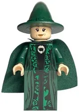 LEGO® Minifigure Harry Potter hp093 Professor Minerva McGonagall Dark Green Robe