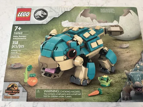 New LEGO (76962) Jurassic World Baby Bumpy Ankylosaurus  Retired! See Box Sealed