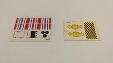 Lego 1980s Vintage sticker sheet lot used/new, 6374, 6361