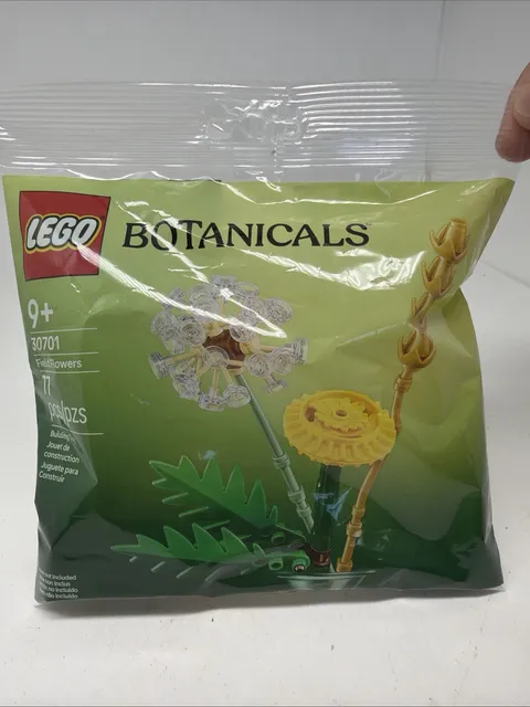 Lego Botanicals Field Flowers Dandelion 30701 Retired Poly Bag New Sealed 2025