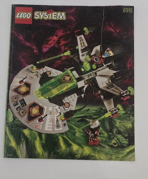 LEGO VTG SYSTEM 6915 SPACE UFO WARP WING FIGHTER INSTRUCTION MANUAL BOOKLET ONLY