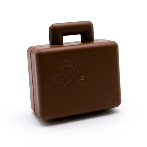 LEGO DUPLO Suitcase Luggage Briefcase Duplo Bunny Embossed on Both Sides Brown 6427