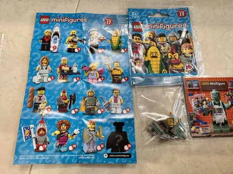 LEGO Minifigures Lot of 6 Series 12 17 21 22 Space Miner Spaceman Cyborg Warrior