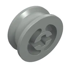 LEGO Part 3482 - Light Gray Wheel with Split Axle hole