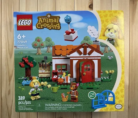 LEGO Animal Crossing 77049 Isabelle's House Visit Set 389 pcs Customizable
