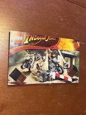 Lego Indiana Jones Motorcycle Chase (7620) Instruction Booklet Only