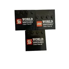 Lego S world minifigures baseplates x3