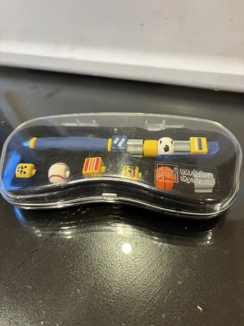 Lego Writing System Customizable Sports Pen and Case 1999