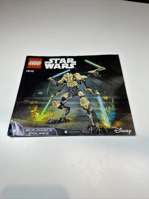 Star Wars Lego Set 75112 General Grievous Instructions Only Manual Booklet Only