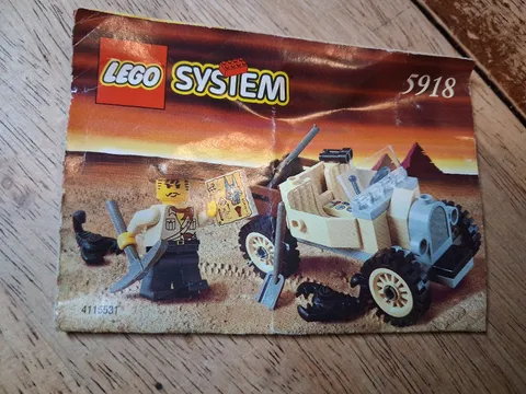 Lego 5918 Scorpion Tracker Instruction Manual Used No Bricks Adventurers