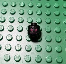Lego Alien Devil Monster BLACK MINIFIG HEAD - Ninjago Overlord w/Fangs 70728