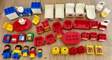 Vintage Lego Duplo Huge Lot FAMILY & FURNITURE House Home Set 2770