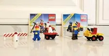 Vintage LEGO 6606 & 6607 Town Lot - 100% Complete with Manuals - Excellent Cond