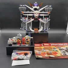 Lego 2505 Ninjago Garmadon's Dark Fortress 100% COMPLETE W/ Spare Parts Nya Kai 