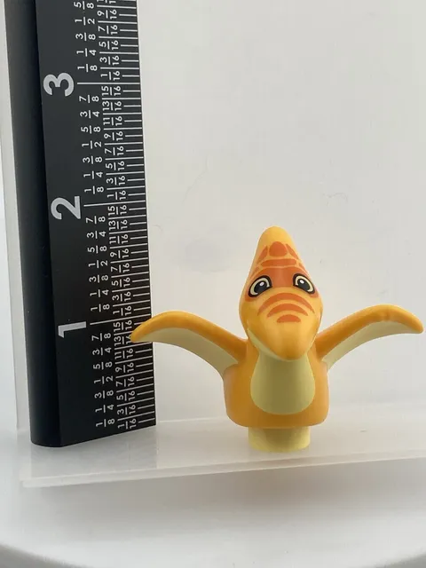 Lego Duplo Figure Small Baby Pterodactyl orange/yellow