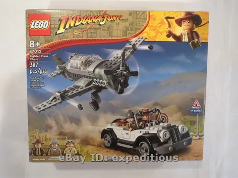 BRAND NEW LEGO SET 77012 INDIANA JONES FIGHTER PLANE CHASE 387 PCS