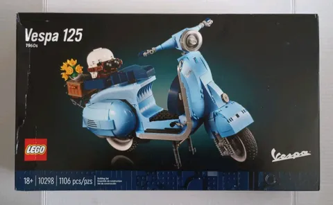LEGO Icons 10298 Vespa 125 (1960s) Retired Set New In Sealed Box