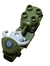 Lego Duplo Olive Green Army Jurrassic Park Motorcycle Replacement Part
