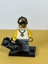 Lego Collectible Minifigure Series 3 CMF Set # 8803 Rapper HipHop Artist Boombox
