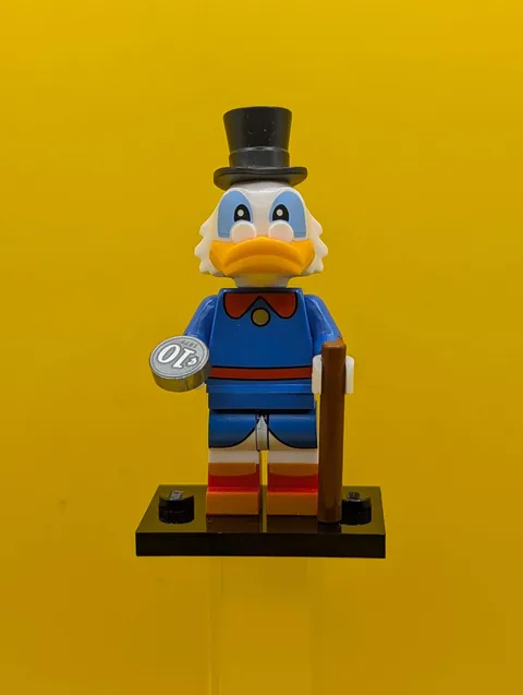Scrooge McDuck coldis2-6 Disney, Series 2 (Complete Set with Stand and Accessori