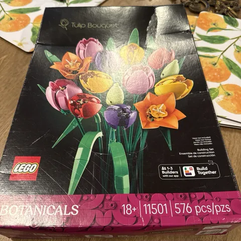 LEGO Botanicals Tulip Bouquet Building Set for Adults - DIY Bedroom, Ages 18+