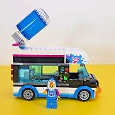 Lego 60384 Penguin Slushy Truck & 1 Penguin Minifigure - Incomplete
