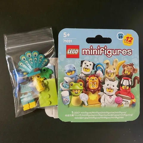 LEGO 71051 Mini Figure Series 28 Peacock Costume LEGO Minifig
