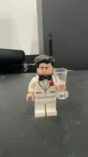 LEGO Bruce Wayne Minifigure White Tuxedo Set 70909 Batman LEGO