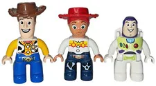 LEGO Duplo Toy Story Figures Woody Buzz Lightyear Jessie Disney Pixar Lot of 3