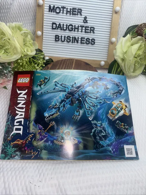 New LEGO®  NINJAGO Water Dragon 71754 -Instructions ONLY