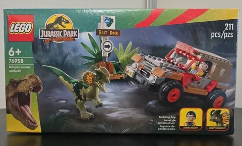 LEGO Jurassic Park 30th Dilophosaurus Ambush 76958 NEW UNOPENED