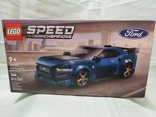 LEGO FORD MUSTANG DARK HORSE SPEED CHAMPIONS 344 PIECES #76920 NEW IN BOX