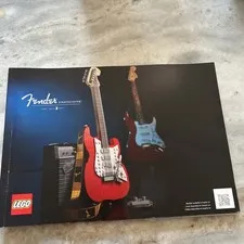 LEGO Fender Stratocaster 21329 Instruction Manual Book Only