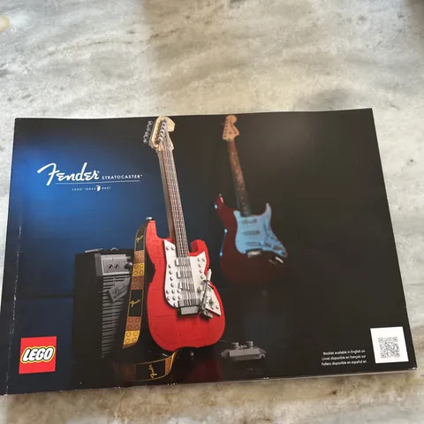 LEGO Fender Stratocaster 21329 Instruction Manual Book Only
