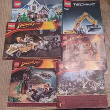 Lot of 4 Lego Indiana Jones & misc. Instruction Manuals