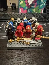 LEGO NINJAGO Minifigure Lot w/ Weapons & Accessories 15 pcs 2019