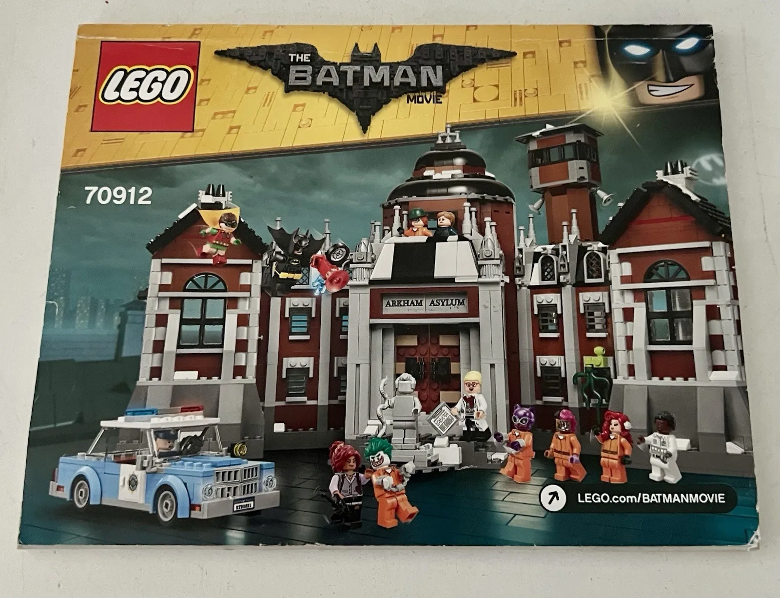 Lego 70912 Batman Arkham Asylum Instruction Manual Book Only - No Bricks
