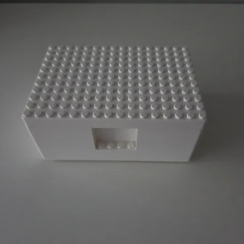 IKEA BYGGLEK Lego Small Storage Box with Lid White 5"x3.5"x2.25"