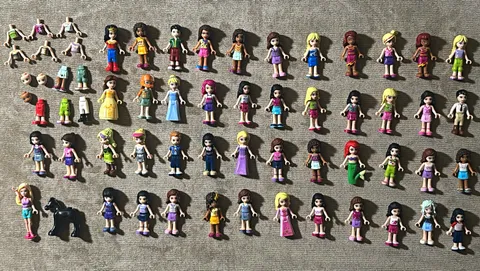 LEGO Friends Minidoll Minifigure Lot of 47 w/ Horse & Other Parts