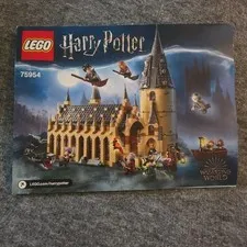 INSTRUCTION MANUAL BOOKLET for LEGO Harry Potter Wizarding World 75954