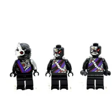 Lot of 3 LEGO Ninjago Nindroid Minifigures - 1 Warrior, 2 Drones