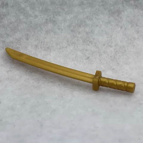 LEGO 30173b Pearl Gold Minifigure, Weapon Sword, Shamshir / Katana (x1)