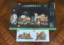 Lego 10332 Medieval Town Square (Box And Instructions Only)