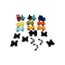 Lego Duplo Lot Train Bases Car Wheels Parts Engine Plane Wheels